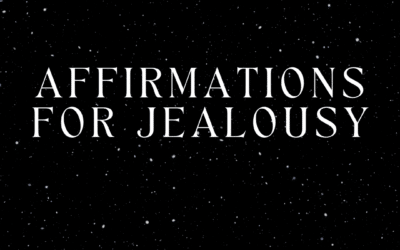 Affirmations for jealousy